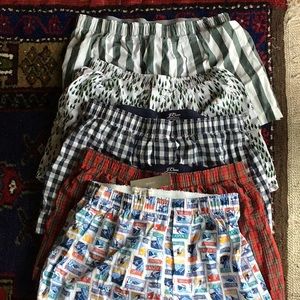 5 j. Crew jcrew boxers medium NWT